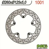 NG BRAKES Fix Brake Disc - 1001 for Piaggio, Gilera, Aprilia