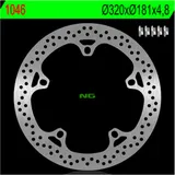 NG BRAKES Fix Brake Disc - 1046 for BMW F800GT, F800R, F800S Husqvarna NUDA900