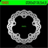 NG BRAKES Petal Fix Brake Disc - 1045X for BMW F700GS, F750GS, F800GS NG BRAKES Petal Fix Brake Disc - 1045X for BMW F700GS, F750GS, F800GS