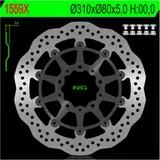 NG BRAKES Petal Brake Disc - 1559X for Kawasaki GTR1400, VERSYS1000, Z800