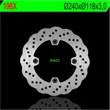 NG BRAKES Petal Fix Brake Disc - 198X for Honda CR125R
