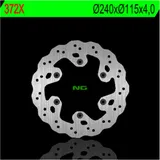 NG BRAKES Petal Bremsscheibe starr - 372X für Yamaha WR125, WR250, WR400F