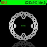 NG BRAKES Petal Bremsscheibe starr - 654X für Honda, Husqvarna, HM