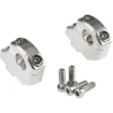 LSL Offset Mounts And Risers, Silver-Plate d 16/30mm , For Ducati With Handlebars Ø22mm