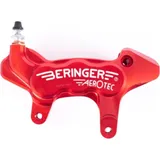 BERINGER Aerotec® Bremssattel axial links 6 Kolben Ø 27 mm rot für Yamaha, Honda, Fantic