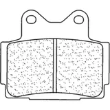 CL BRAKES Street Sintermetall Bremsbeläge - 2301A3+ für Yamaha RD350, SRX600 CL BRAKES Street Sintermetall Bremsbeläge - 2301A3+ für Yamaha RD350, SRX600