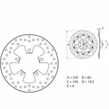 BREMBO Serie Oro Bremsscheibe starr - 68B40761 für Kawasaki NINJAZX-9R, ZEPHYR1100