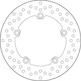 BREMBO Serie Oro Bremsscheibe starr - 68B407L0 für Yamaha MT-07, MT-09, TENERE700 BREMBO Serie Oro Bremsscheibe starr - 68B407L0 für Yamaha MT-07, MT-09, TENERE700