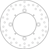 BREMBO Serie Oro Bremsscheibe starr - 68B407M0 für Honda CBR250R, CBR300R BREMBO Serie Oro Bremsscheibe starr - 68B407M0 für Honda CBR250R, CBR300R