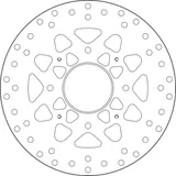 BREMBO Serie Oro Bremsscheibe starr - 68B407M6 für Honda CB1000R, VFR800, VFR800XCROSSRUNNER