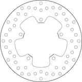 BREMBO Oro Fix Brake Disc - 68B407M8 for Yamaha YZF-R125