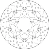 BREMBO Oro Floating Brake Disc - 78B40847 for Triumph TIGER1200, TIGER1200EXPLORER, TIGER800