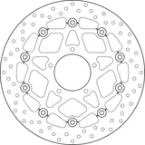 BREMBO Oro Floating Brake Disc - 78B40893 for MV Agusta BRUTALE1078RR, BRUTALE675, BRUTALE800