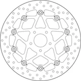 BREMBO Serie Oro Bremsscheibe schwimmend - 78B408B0 für KTM 690DUKE
