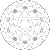 BREMBO Oro Semi-Floating Brake Disc - 78B408B1 for KTM 1290SUPERDUKE, 1290SUPERDUKEGT