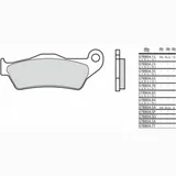 BREMBO Street Sintermetall Bremsbeläge - 07BB04SP für KTM, für: Moto Guzzi, BMW
