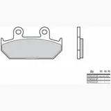 BREMBO Street Sintermetall Bremsbeläge - 07HO23SA für Honda CBR1000F, CBR750F, CD250