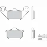 BREMBO Street Sintermetall Bremsbeläge - 07KA08SA für Kawasaki ELIMINATOR250, ELIMINATOR600, GPZ1000RX