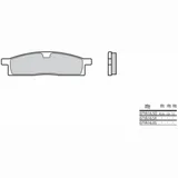 BREMBO Off-Road Sintermetall Bremsbeläge - 07YA16SD für Yamaha TT-R125, YZ65, YZ80