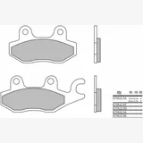 BREMBO Street Sintered Metal Brake pads - 07YA22SP for Kawasaki, Cagiva, Triumph