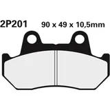NISSIN Street Halbmetallische Bremsbeläge - 2P-201NS für Honda CB1100, CB400, CB450SCNIGHTHAWK