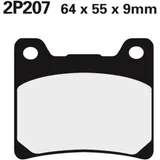 NISSIN Street Halbmetallische Bremsbeläge - 2P-207NS für Yamaha BT1100BULLDOG, FJ1100, FJ1200