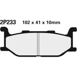 NISSIN Street Semi-Metallic Brake pads - 2P-233NS for Yamaha SCR950, SR400, XJ600N