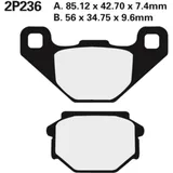 NISSIN Street /Off-Road Sintermetall Bremsbeläge - 2P-236ST-MX für Aprilia RX125, TUAREG350