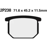 NISSIN Street Semi-Metallic Brake pads - 2P-238NS for Suzuki GR650, GS1100, GS500 NISSIN Street Semi-Metallic Brake pads - 2P-238NS for Suzuki GR650, GS1100, GS500