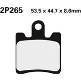 NISSIN Street Semi-Metallic Brake pads - 2P-265NS for Triumph TROPHY1215SE Yamaha FJR1300