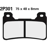 NISSIN Street /Off-Road Sintered Metal Brake pads - 2P-301ST for Honda CB1000R, CBR1000RR, CBR600RR NISSIN Street /Off-Road Sintered Metal Brake pads - 2P-301ST for Honda CB1000R, CBR1000RR, CBR600RR