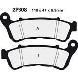 NISSIN Street /Off-Road Sintermetall Bremsbeläge - 2P-308ST für Honda CBR600F
