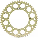 RENTHAL Aluminium Ultra-Light Self-Cleaning Hard Anodized Rear Sprocket - 520 for Yamaha TT-R125, WR250, WR400F