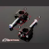 RENTHAL 36Tech Bar Mounts Ø36mm Offset +5mm Fatbar®36 for Yamaha, Honda, Kawasaki RENTHAL 36Tech Bar Mounts Ø36mm Offset +5mm Fatbar®36 for Yamaha, Honda, Kawasaki