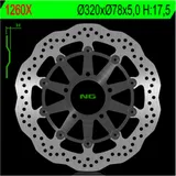 NG BRAKES Petal Floating - 1260XG for Triumph SPEEDTRIPLE1050, TIGER1050