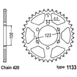 B1 Standard Stahlritzel hinten - 420 für Peugeot XR6502T