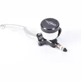 BERINGER Classic Hauptbremszylinder axial Ø 20,5 mm Behälter geschraubt schwarz (Hebel Typ A - 16 cm silber)