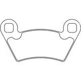 CL BRAKES ATV Sintermetall Bremsbeläge - 1230ATV1 für Polaris RANGERXP900