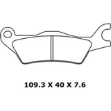 CL BRAKES Street Sintermetall Bremsbeläge - 1258A3+ für Suzuki GSX-R125, GSX-S125
