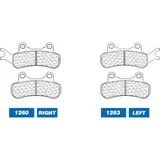 CL BRAKES ATV Sintermetall Bremsbeläge - 1260ATV1 für CAN AM MAVERICKX3