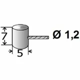 TRANSFIL Gaszug anpassbar - 2m
