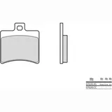 BREMBO Scooter Carbon Ceramic Brake pads - 07020CC for Malaguti, Aprilia, Beta