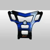 AXP Baxper HDPE Front bumper - Black/Blue for: Yamaha YFZ450R