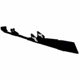 AXP Unterfahrschutz mittig - HDPE 8 mm für: Yamaha YFZ450R