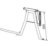 BUZZETTI Mittelständer - für: Peugeot Ludix 50 für LUDIX502T, SPEEDFIGHT3504T BUZZETTI Mittelständer - für: Peugeot Ludix 50 für LUDIX502T, SPEEDFIGHT3504T