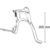 BUZZETTI Central stand for MBK STUNT Yamaha SLIDER