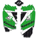 BLACKBIRD Dream Graphic 3 Deko-Kit Kühlerverkleidung grün für Kawasaki KX250F