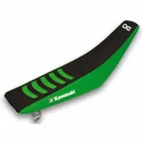 BLACKBIRD Double Grip 3 Black/Green Seat Cover for: Kawasaki KX250F KX450F BLACKBIRD Double Grip 3 Black/Green Seat Cover for: Kawasaki KX250F KX450F