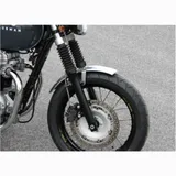 LSL Clubman Front Fender Aluminium 18`` for: Kawasaki W650/800
