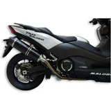 MALOSSI Wild Lion Full Exhaust System - Stainless Steel Carbon for Yamaha T-MAX530